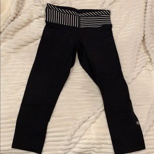 Cropped stripe waist lululemon